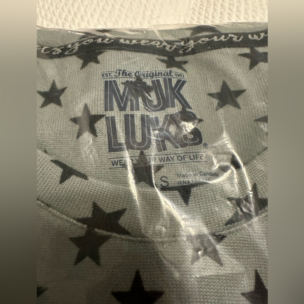 Muk Luks 2 Piece Star Loungewear NWT - Picture 5 of 5